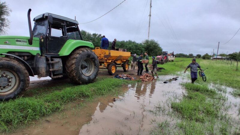 Vialidad Provincial asiste a las localidades afectadas por las intensas lluvias