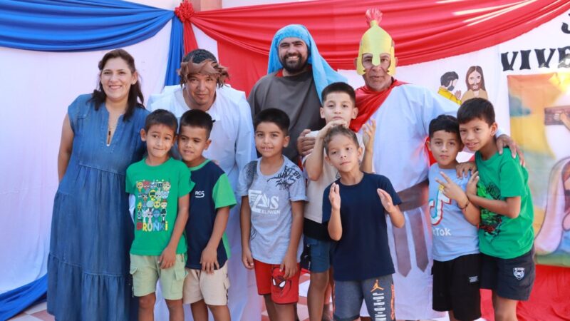 Residencias socioeducativas revivieron el Vía Crucis “Jesús vive en mí”