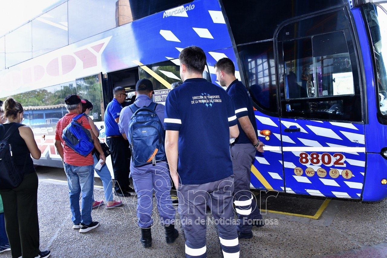 La Dirección de Transporte confirmó la continuidad del servicio entre Formosa y Herradura