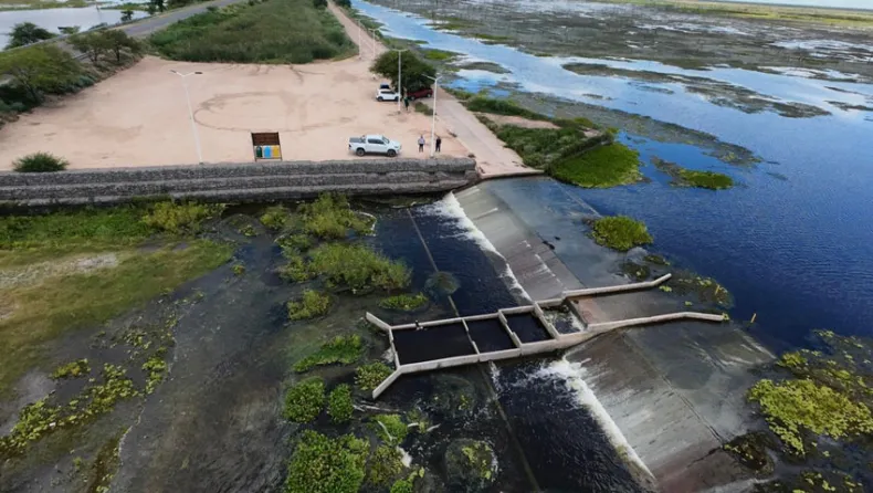 Eficiente funcionamiento de las obras de mitigación de las aguas en la zona del Bañado La Estrella