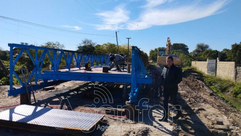 Caffa brindó detalles sobre la construcción del nuevo puente sobre el riacho El Pucú