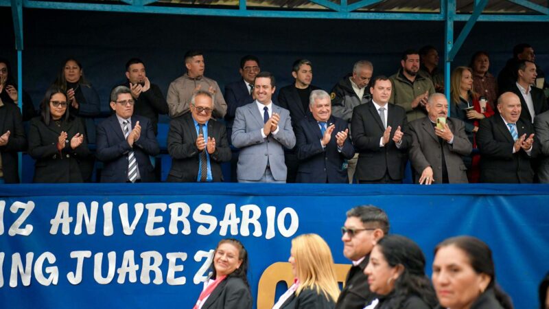 Con la presencia del Vicegobernador, Ingeniero Juárez celebró su 96° aniversario fundacional