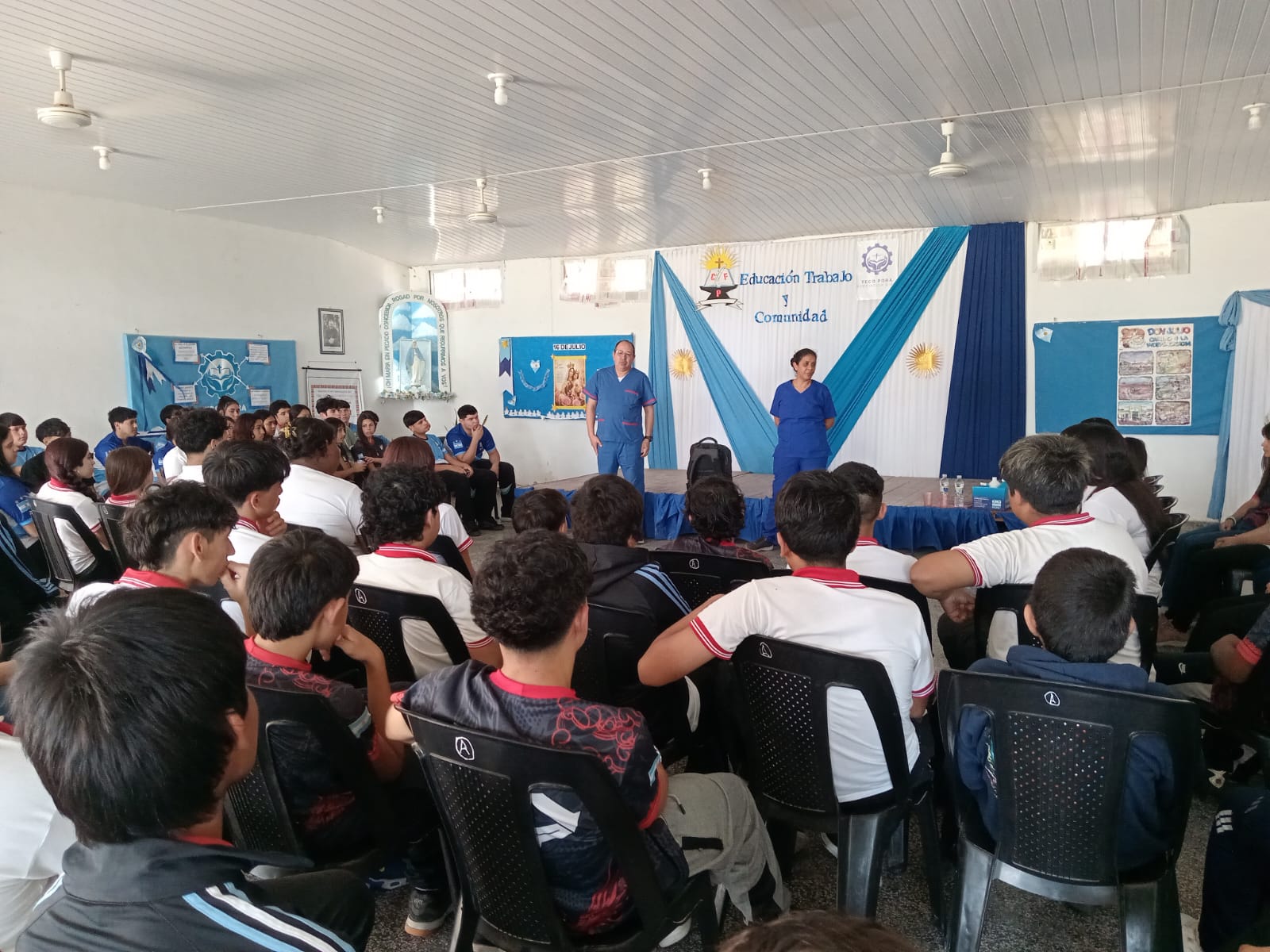Clorinda: El centro de salud “El Porteño” capacitó a alumnos y docentes en primeros auxilios