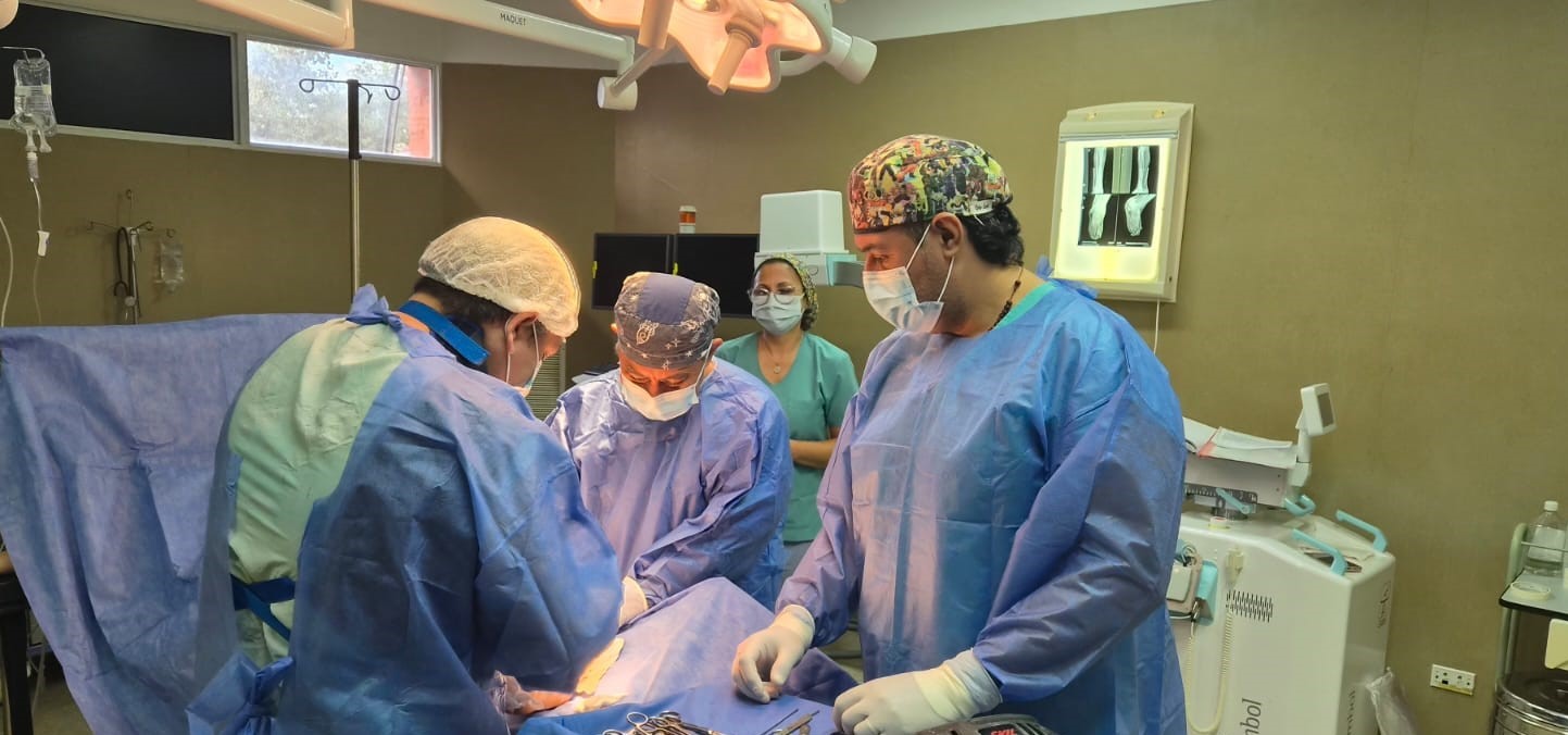 En el Hospital distrital de Las Lomitas fue concretada la primera cirugía traumatológica