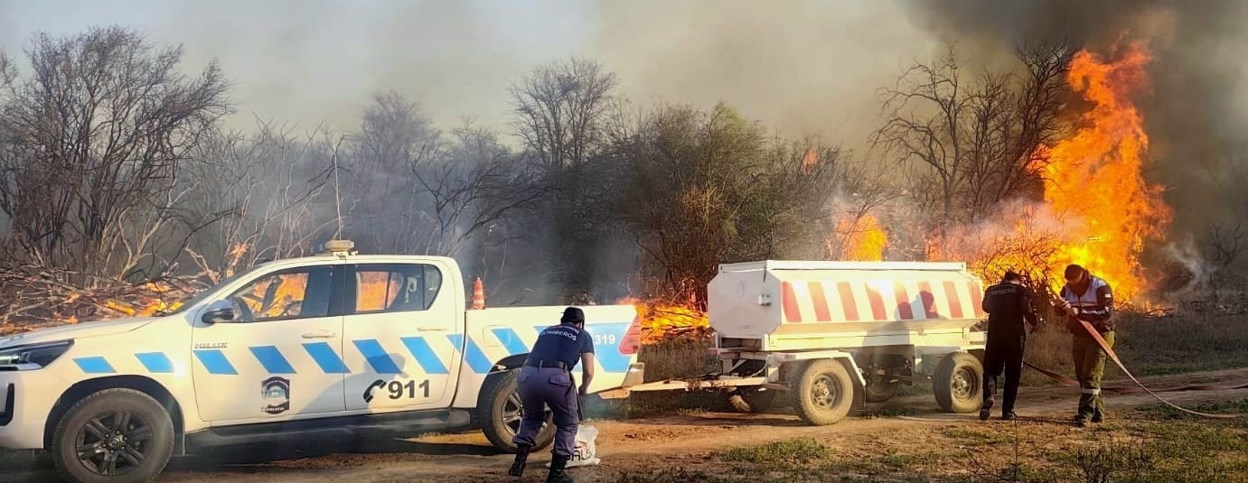 Confirman que están controlados los incendios en zonas rurales del oeste provincial