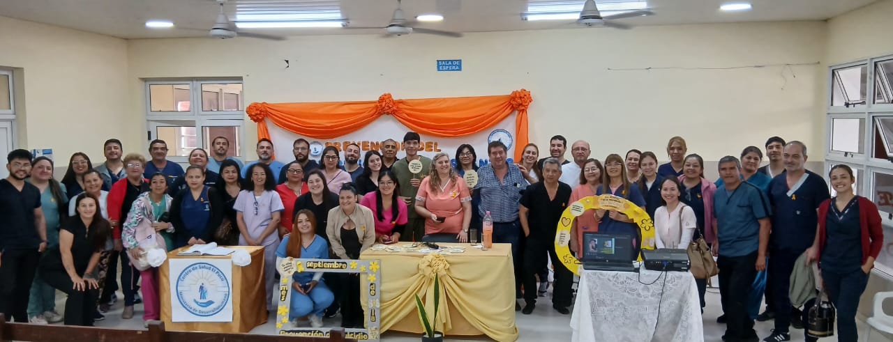 Los centros de salud “El Pucú” y “Dr. Luis María Codda” cerraron las actividades de Septiembre Amarillo