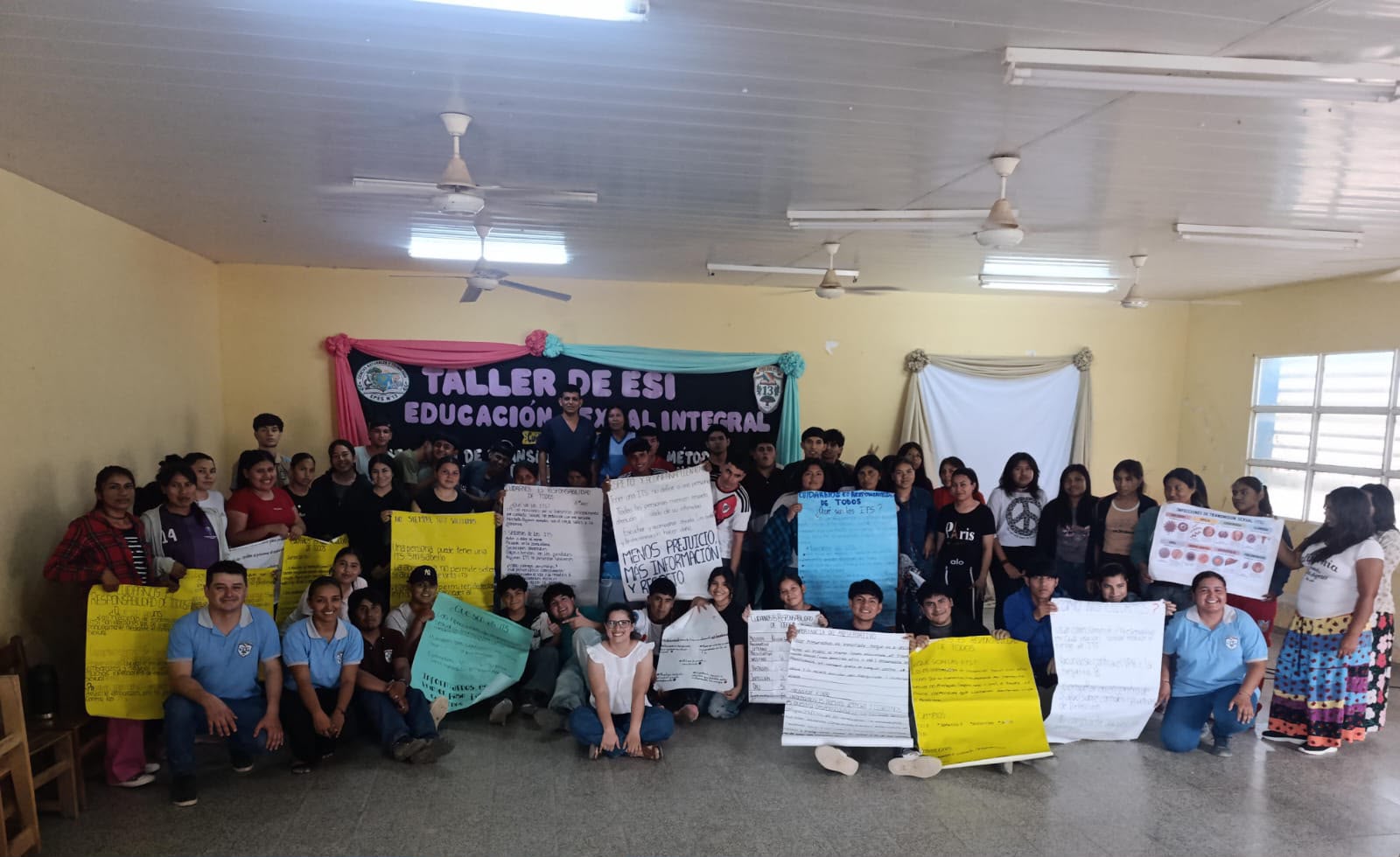 Lote 8: Estudiantes secundarios participaron de una charla sobre salud sexual y prevención